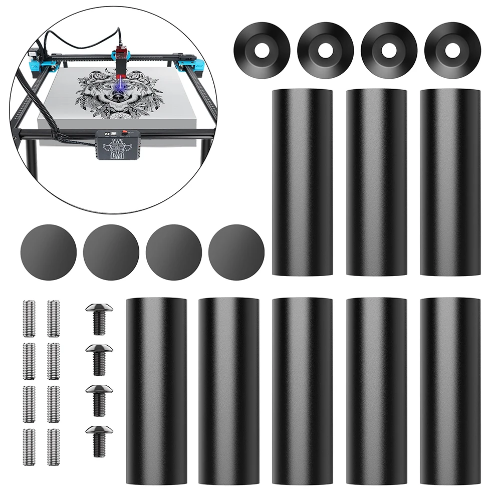 Máy Khắc Laser Kim Loại Nâng Cao Cột Nâng Cao Kit Có Thể Được Sử Dụng Với Y-Axis Rotary Con Lăn Khắc Mô-đun