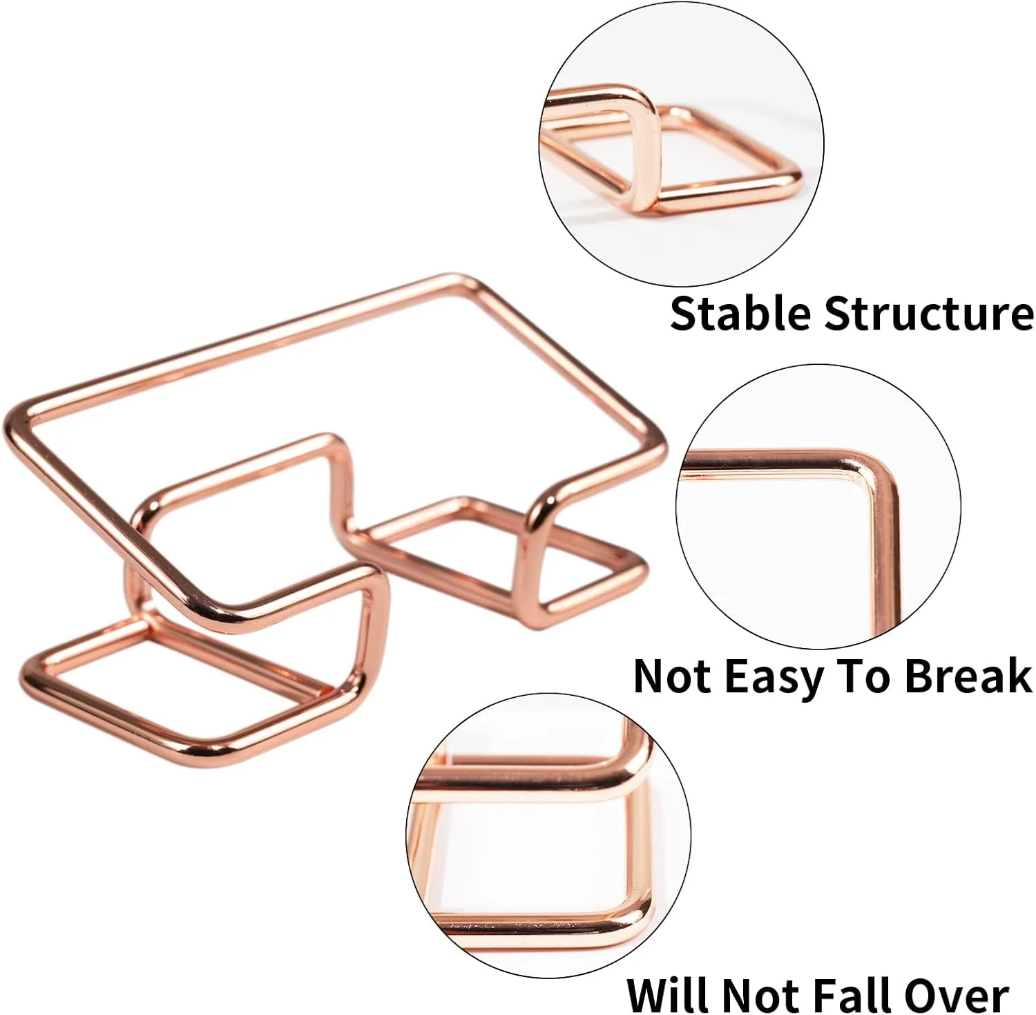 1pcs business card case Simple hollow business card case Creative iron lining business card holder business card display stand