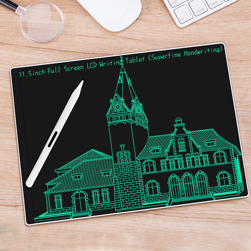 11.5-inch Full Screen Superfine Handwriting LCD Writing Tablet Electronic Drawing Board Kids Graffiti Painting Memo Learn Pads