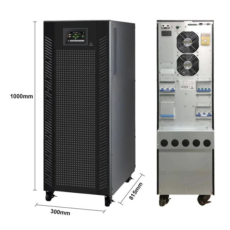30KVA 40KVA 60KVA 80KVA Large Machine Battery Backup High Frequency 3 Phase UPS Power Supply For Server Room Data Center