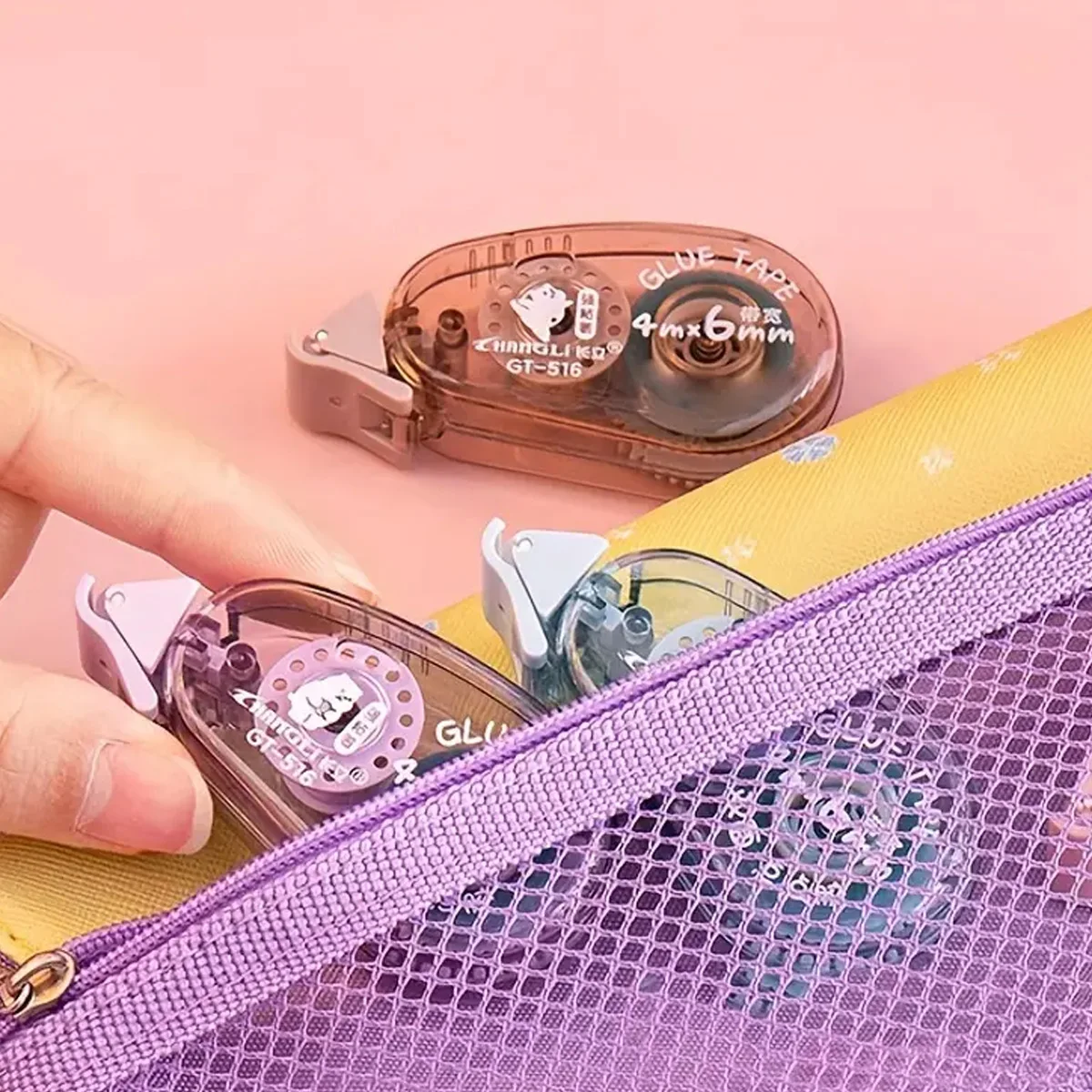 WQN-1PC Kawaii Dispensing High Viscosity Does Not Leave A Trace Correction Tape Transparent For Student And Office Use