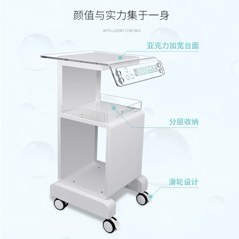 Trolley Winkelwagen Manicure Ondersteuning Esthetische Extra Wielen Opslag Auto Schoonheidssalon Kapper Rollen Professioneel Huishouden