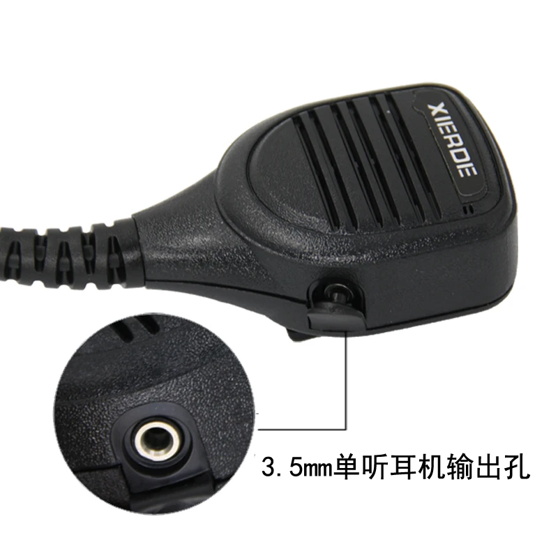 XIERDE mikrofon z głośnikiem mikrofon dla Motorola XiR P6600 P6620 MTP3000 MTP3250 DEP550 DP2400 MTP3550 MTP3100 MTP3150 Walkie Talkie