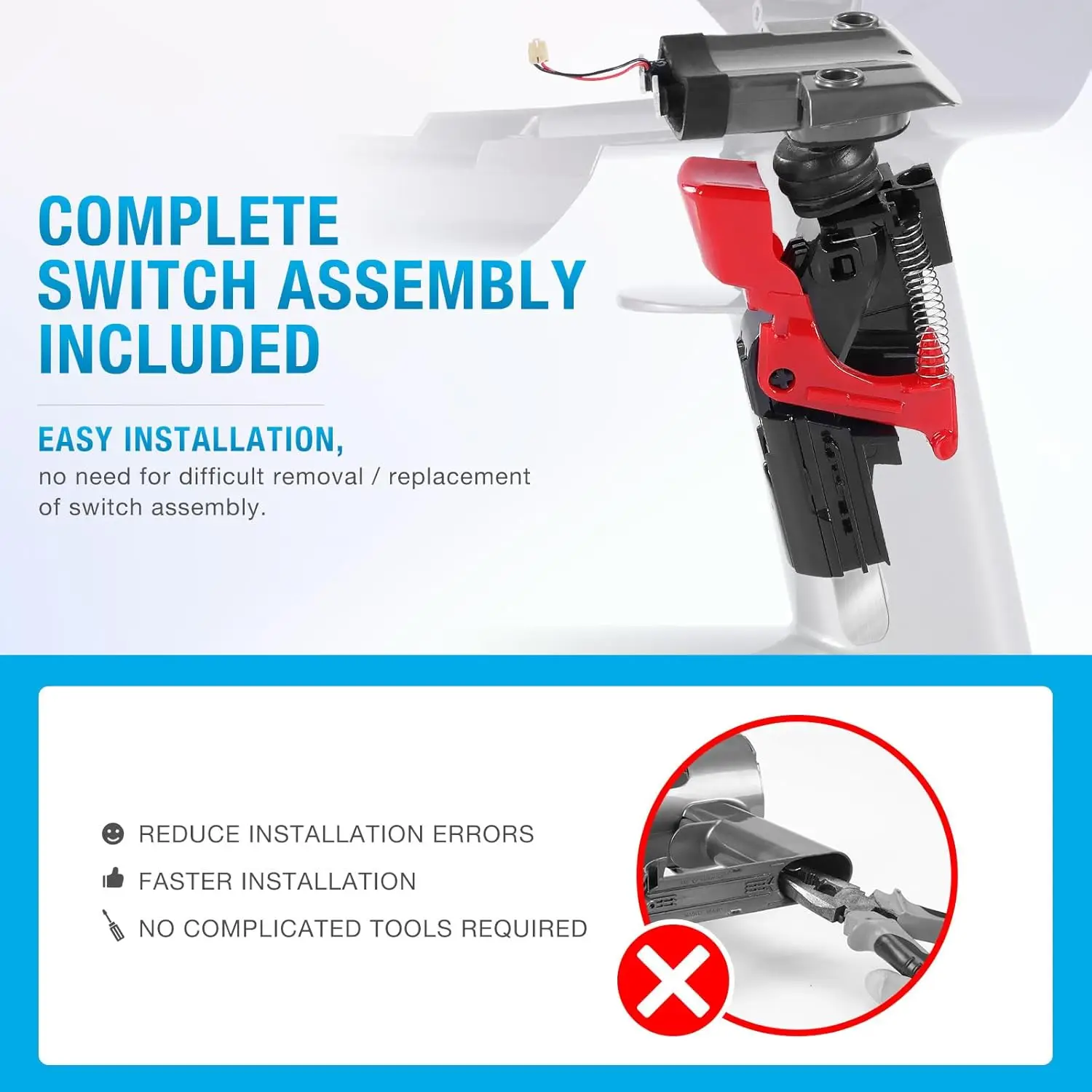 For Dyson V11 SV14 Motor handle Main Body Motor Cyclone Assembly Part motor accessories engine handle shell