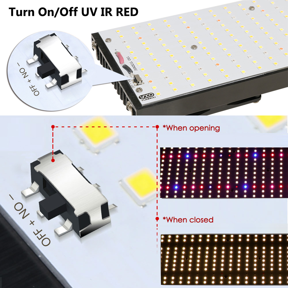 Luzes led lâmpada para plantas estufa samsunglm301h chips led cresce a luz com driver meanwell para plantas crescem luz