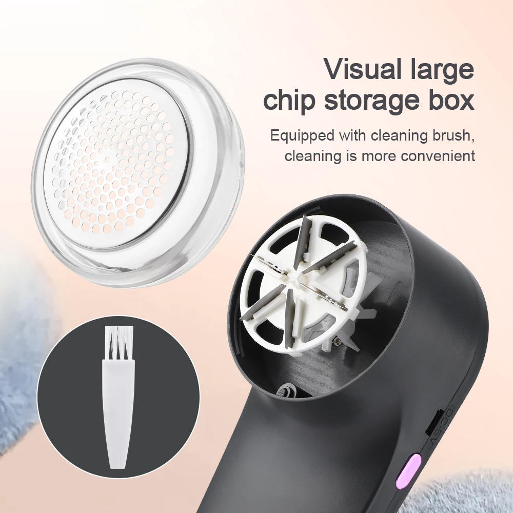 Lint Remover For Clothing Portable Electric Fuzz Pellet Remover LED Display Rechargeable for Clothes Shaver Fluff Remover