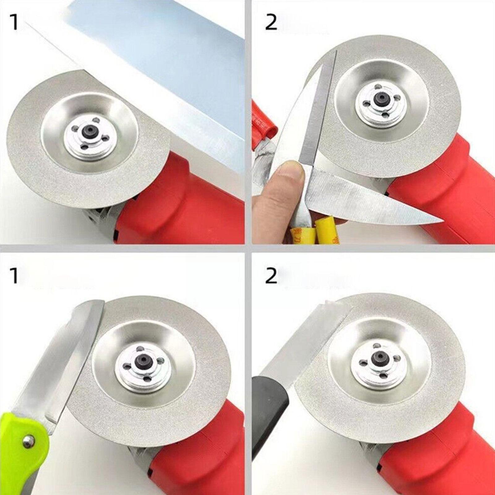 1pcs Tungsten Electrode Sharpener Grinder Cutter Saw Inner 16mm Diamond Cutting Disc Lapidary Grind Polish Grind Disc 400-1000#