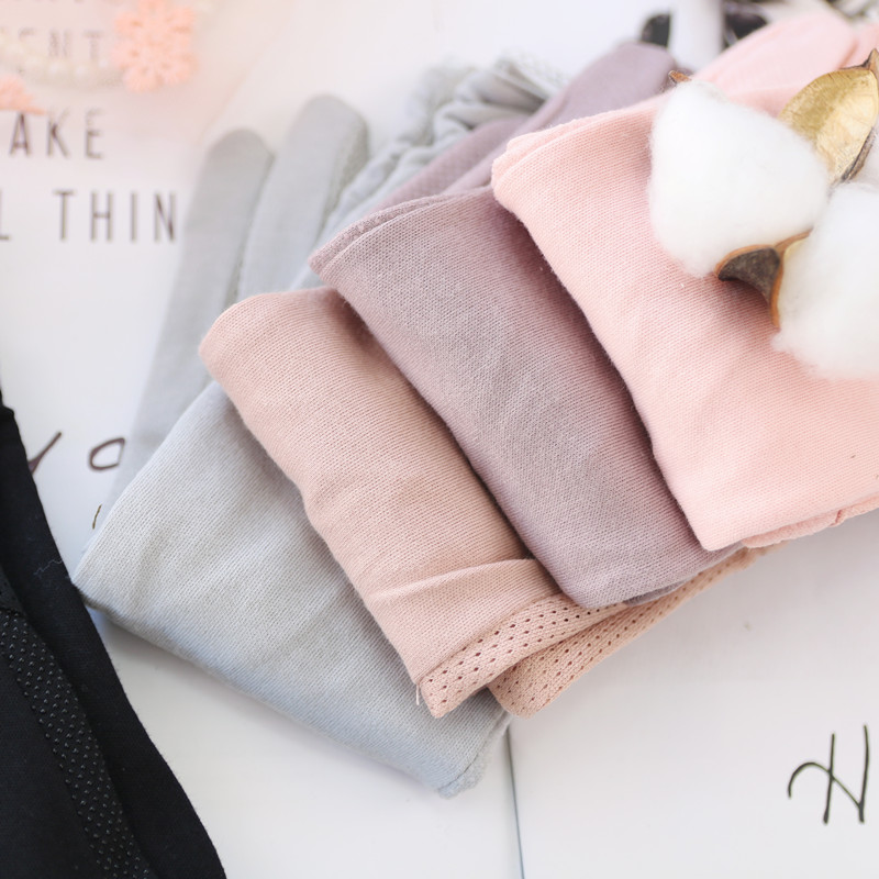 Guantes de algodón fino para mujer, elásticos, antideslizantes, para ciclismo, protección solar, transpirables, con pantalla táctil, para conducir en verano