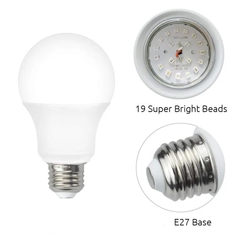 1pc UV LED ブラック電球 9 ワット E27 LED ブラックライト電球紫外線グローパーティー寝室 UV ランプ蛍光ポスターボディ