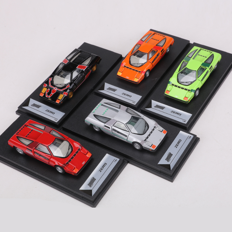 SHADOW 1:64 Dome Zero Scissor Door Supercar Alloy Model Car Can Turn On The Lights And Open TheDoor