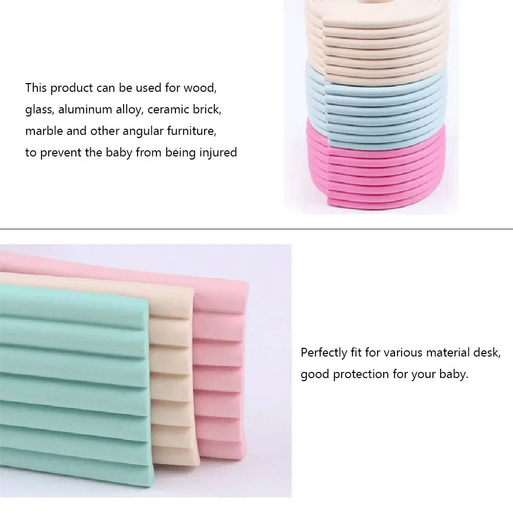 2 M Baby SAFETY โต๊ะ EDGE GUARD Strip ตารางมุม Protector เด็ก Collision เบาะโฟมกันชนฟรีเทป