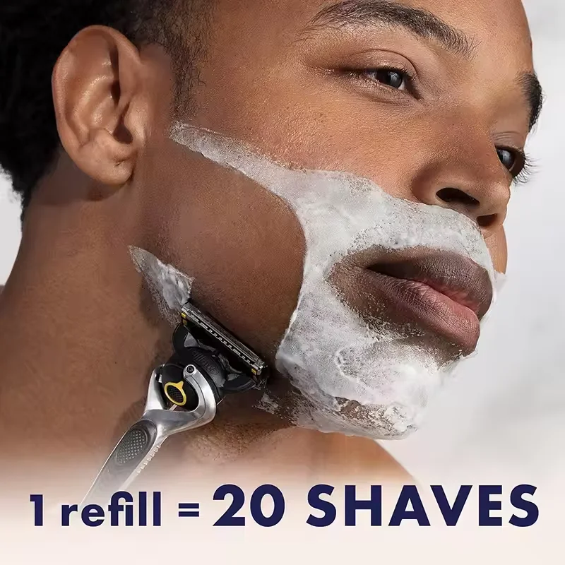 Cuchilla de afeitar para maquinilla de afeitar ProGlide ProShield Fusion5, hoja de afeitar de 5 capas de Gillette Fusion Proshield hecha de material de acero inoxidable