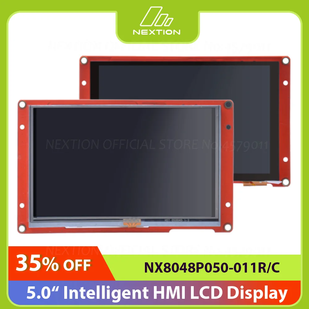 Nextion 5.0 Inch LCD-TFT Màn Hình HMI Module Hiển Thị Thông Minh Dòng RGB 65K Màu Điện Dung/Cảm Ứng Điện Trở Bảng Điều Khiển Mà Không Vỏ
