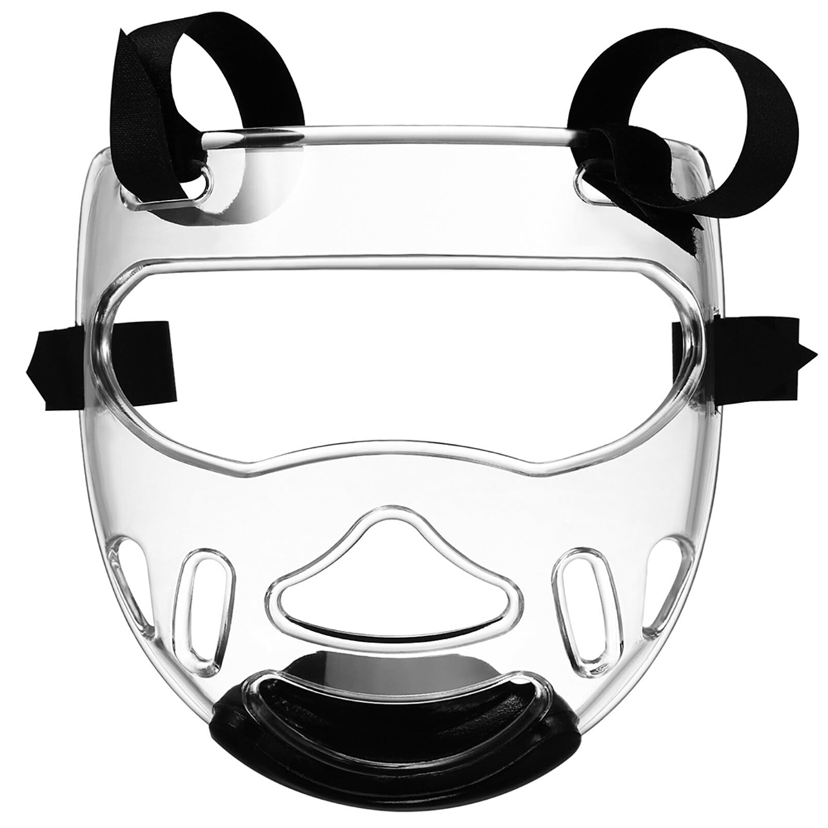 A71P Taekwondo Face Mask Taekwondo Clear Detachable Protector Protective Mask for Sports Boxing Taekwondo Adult