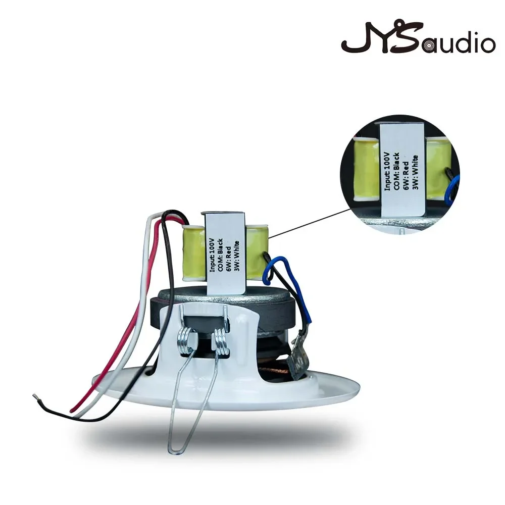 ลำโพงมินิติดเพดานขนาด2.75นิ้วลำโพงเสียงทุ้มโฮมเธียเตอร์110V/70V สำหรับร้านอาหารคาเฟ่ร้านค้าโรงแรม