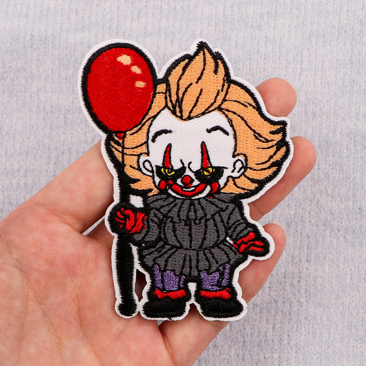ฮาโลวีนสยองขวัญสไตล์ปักผู้ชายผู้หญิง Badge DIY Patch Applique เย็บเครื่องมือเสื้อผ้าเหล็กบนแพทช์สติกเกอร์อุปกรณ์เสริม