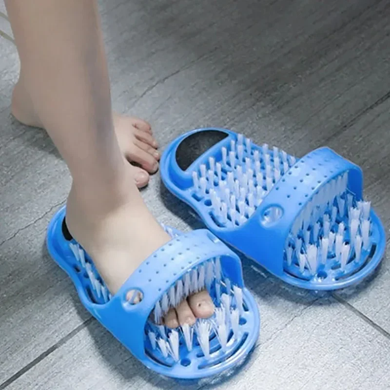 1 paar Fuß Waschen Massage Hausschuhe Fuß Dusche Wäscher Massage Sauber Spa Peeling Waschen Slipper Badezimmer Bad Fuß Pinsel