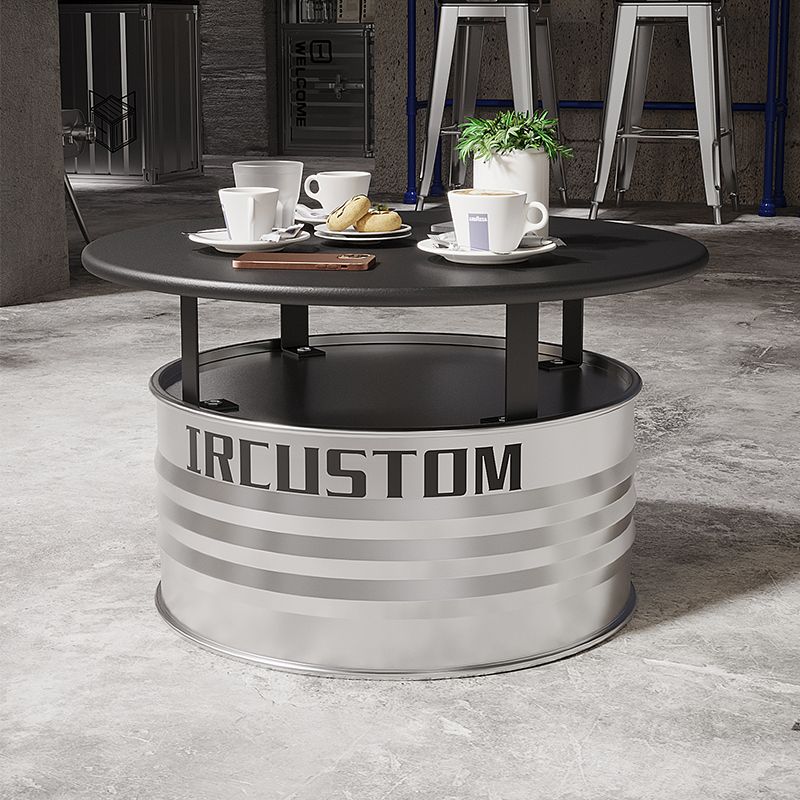 Industrielle Wind Öl Eimer Tisch Und Stuhl Sofa Bar Booth Milch Tee Shop Büro Lounge Bereich Eisen Tisch Und Stuhl Taburete