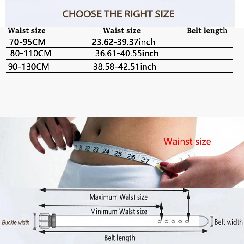 Damski elastyczny pasek gorset damskie pasy biodrowe Trend złote kółko klamra w pasie wysokiej jakości rozciągliwy szeroki czarny pasek DT072