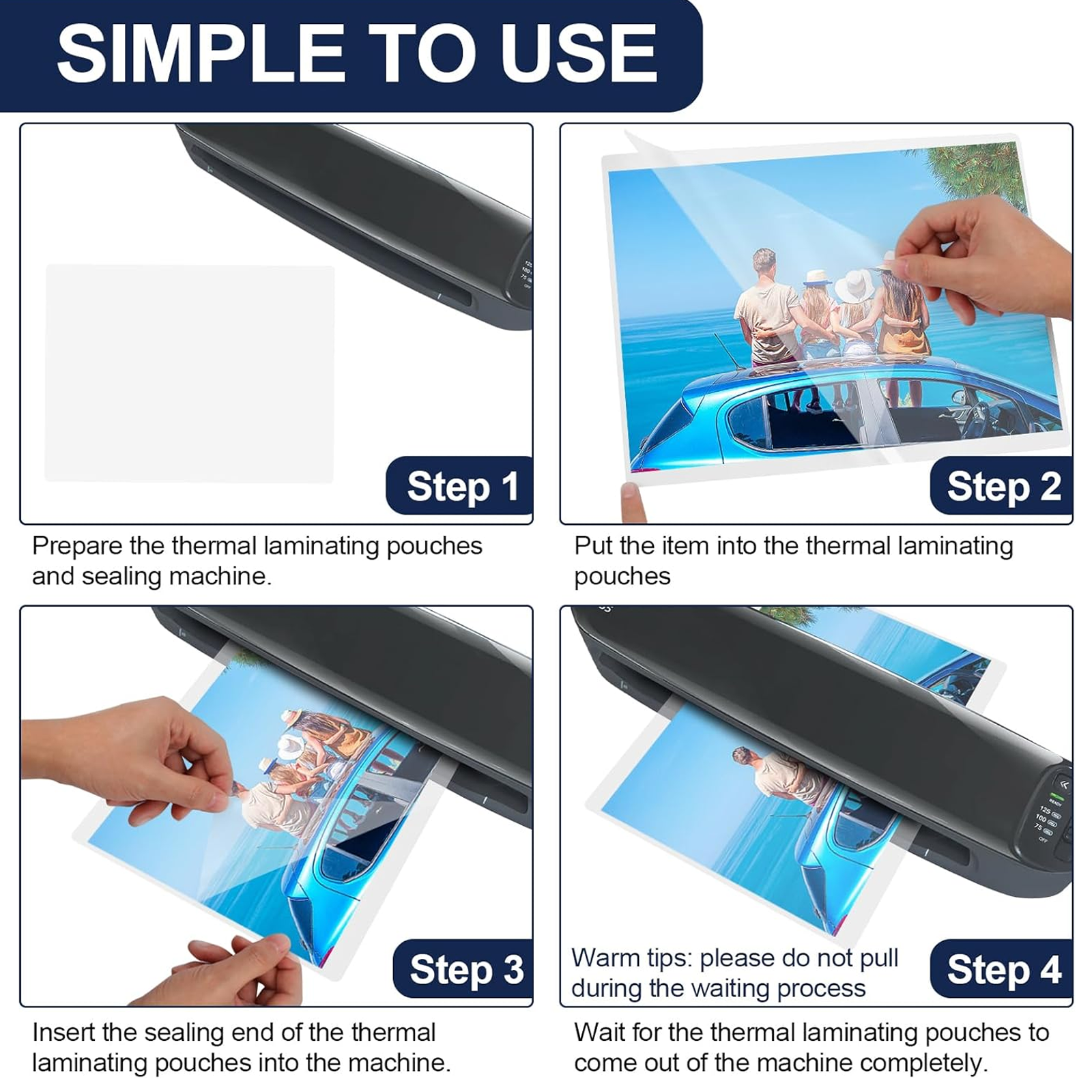 100 folhas de laminação térmica a4 pacote 50 malotes de canto redondo transparente de microfone 8.7x12.7 Polegada compatível com todos os laminadores térmicos