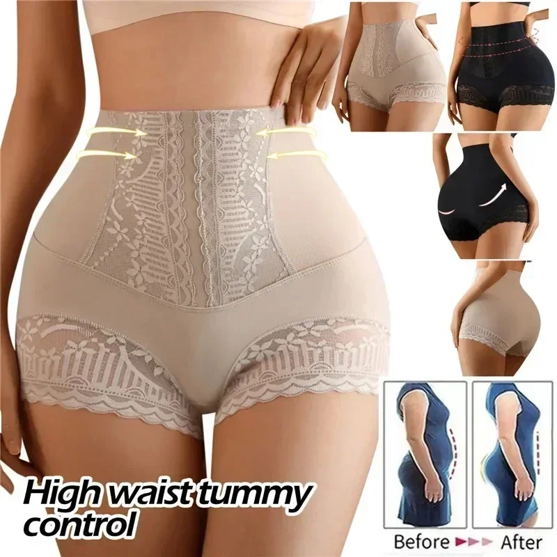 Calcinha modeladora feminina, cintura alta, barriga plana, levantador de bunda, modelador corporal, roupa íntima, pós-parto, modelagem de barriga