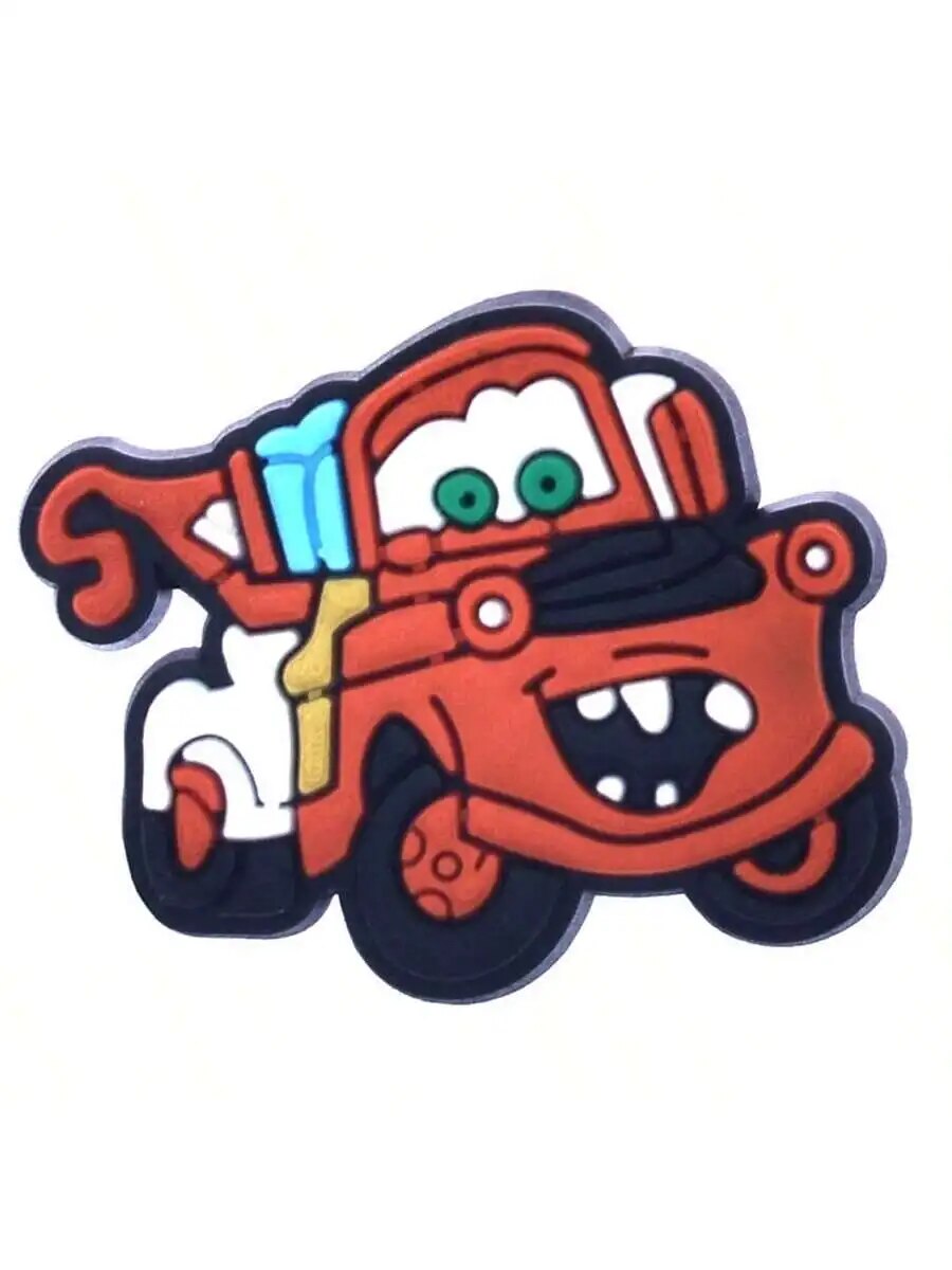 MINISO 10pcs Cars Shoe Decorations Accessories Charms For Clogs Bogg Bag Bubble Slides Sandals