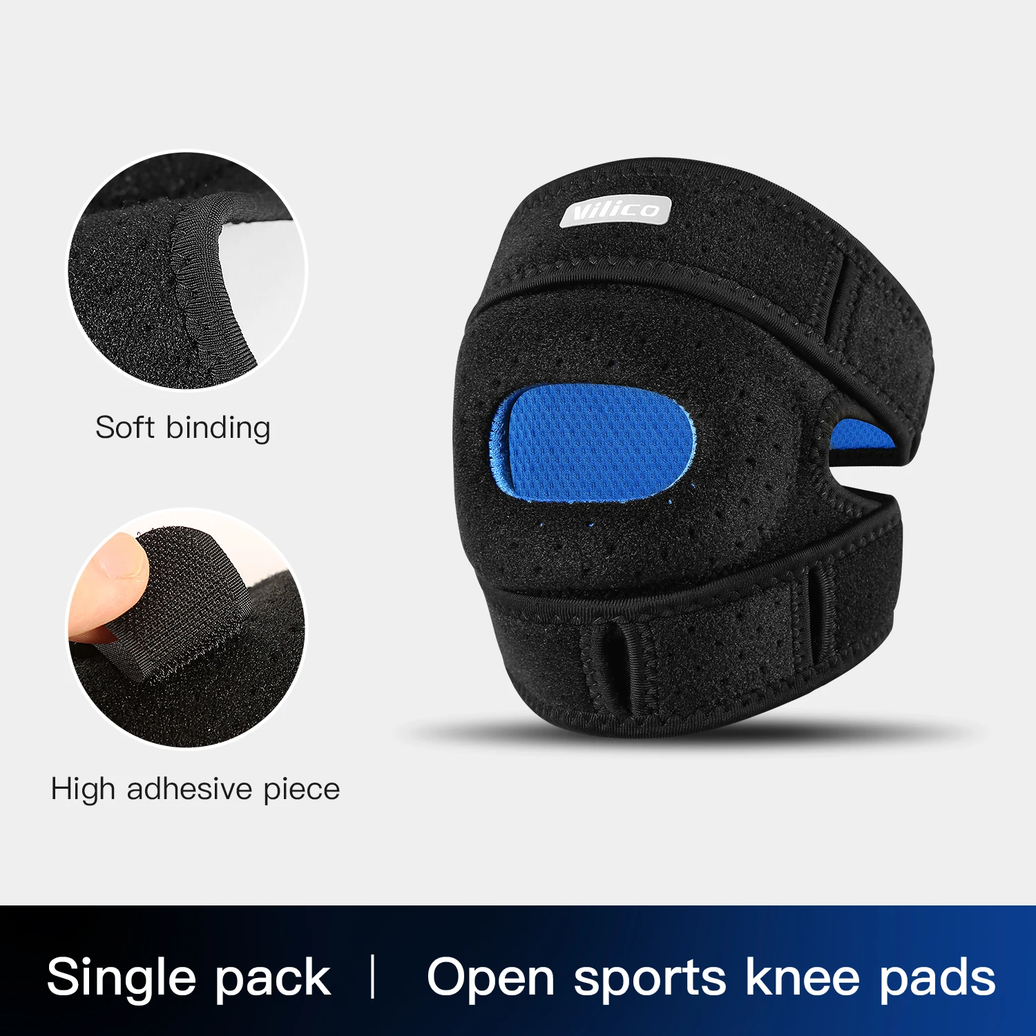 1PC Druck Knie Wrap Hülse Unterstützung Verband Pad Elastische Hosenträger Knie Loch Kneepad Sicherheit Basketball Tennis Radfahren