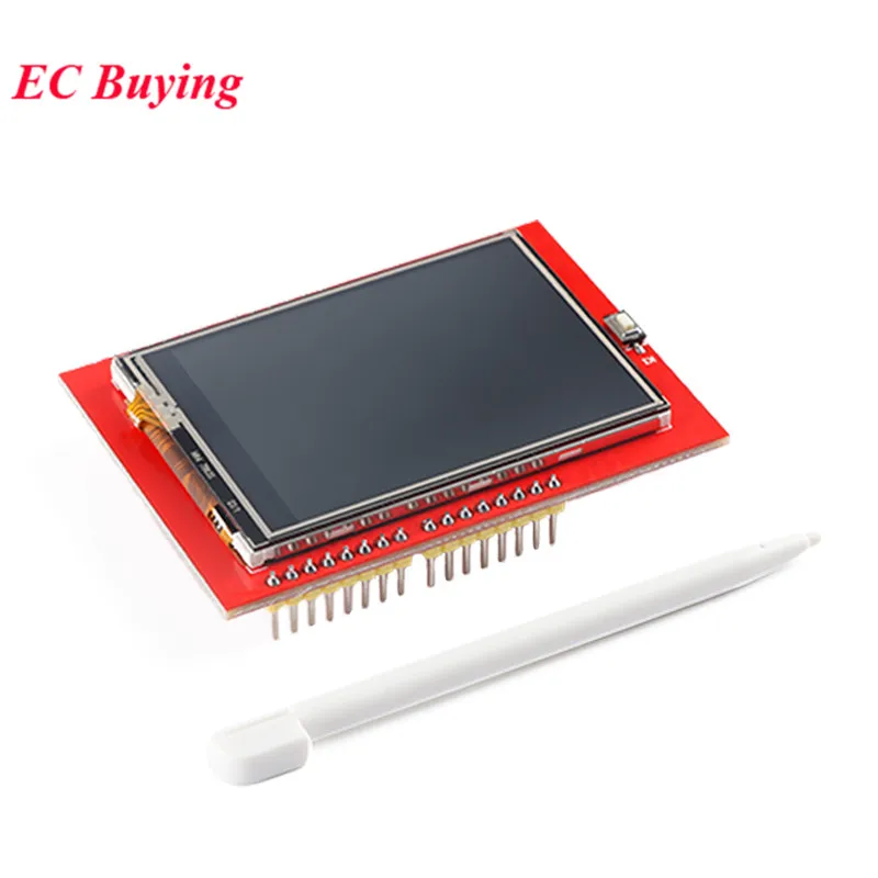 Módulo de pantalla táctil LCD TFT a Color de 2,4 pulgadas y 2,4 pulgadas, controlador HD 320*240 ILI9341 para placa de desarrollo Arduino R3 Mega2560