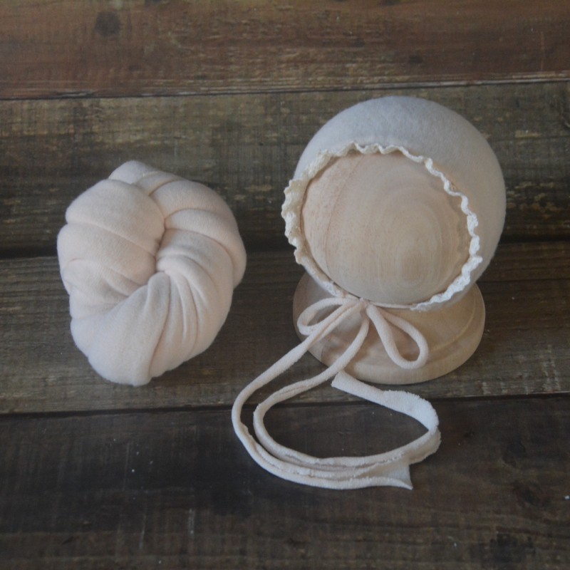 เด็กถักเสื้อกันหนาวหมวกชุดทารกแรกเกิดยืดห่อทารกแรกเกิดการถ่ายภาพ Props เด็ก Swaddle ผ้าห่มชั้น Photo Props