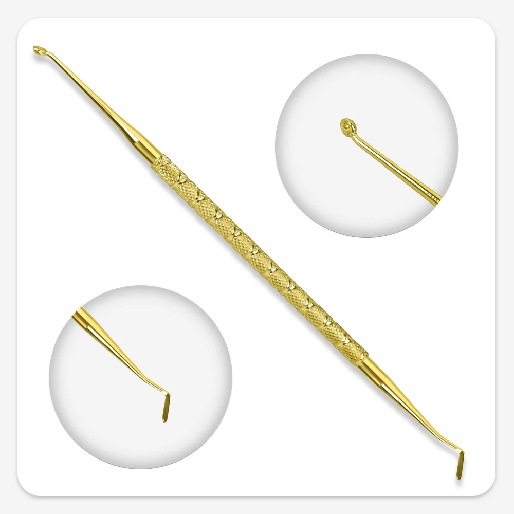 ทันตกรรมเรซิ่นบรรจุชุดเครื่องมือปั้นคอมโพสิต Cure ผู้ถือ Quick โฟม Pad Handle Trimmer Spatula