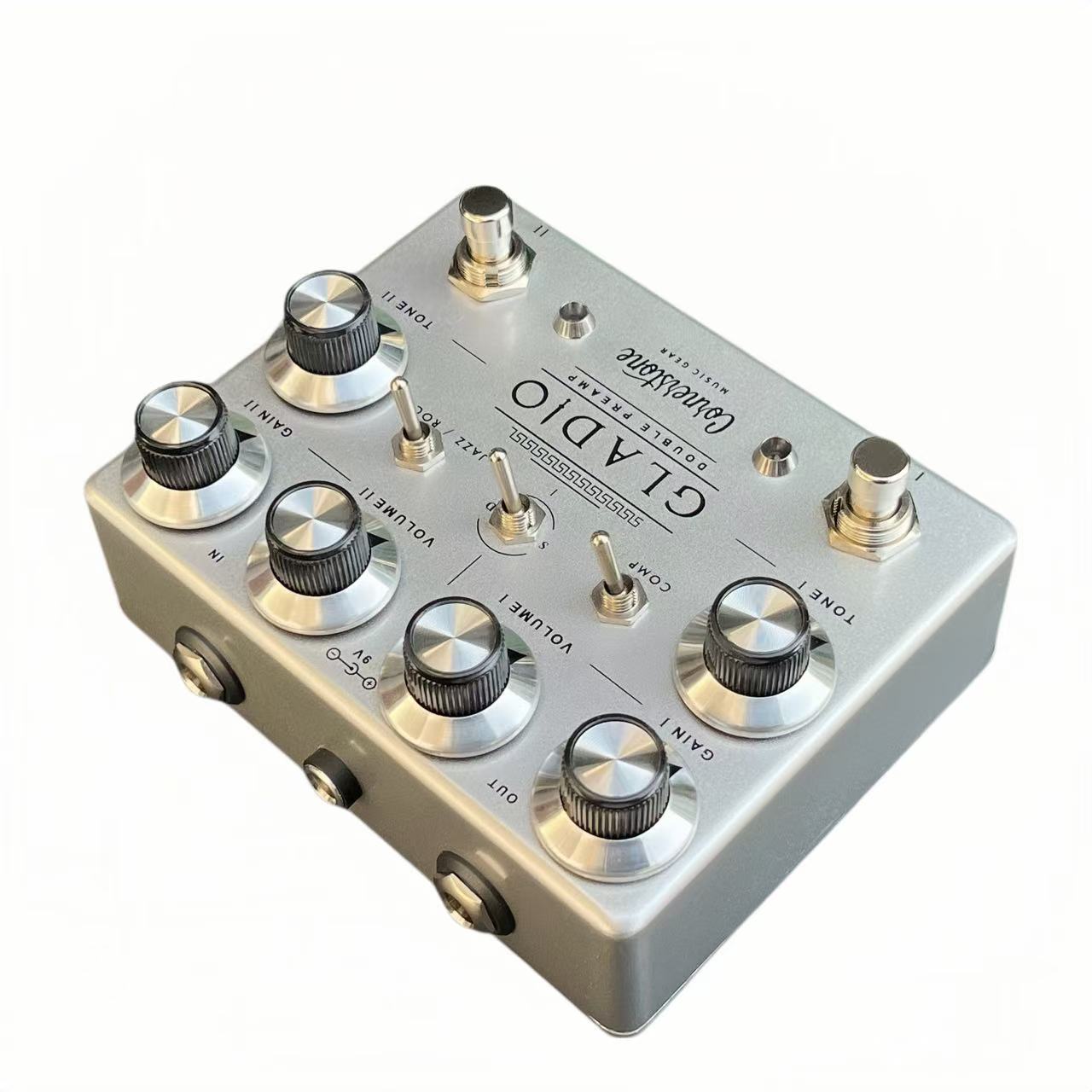 BIG MAN GLADIO Pedal de efecto de guitarra distorsión Overdrive preamplificador Overdrive Dual con True Bypass nuevo 1:1
