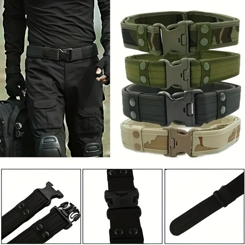 Unisex 130cm Canvas Belt-Quick-Release, Machine-Washable,Fashionable Braided Design