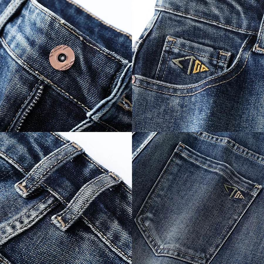 Tall Men's Extended Jeans Open-crotch Pants Men's Pants Long Pants 115 Super Long 110cm Extended Version
