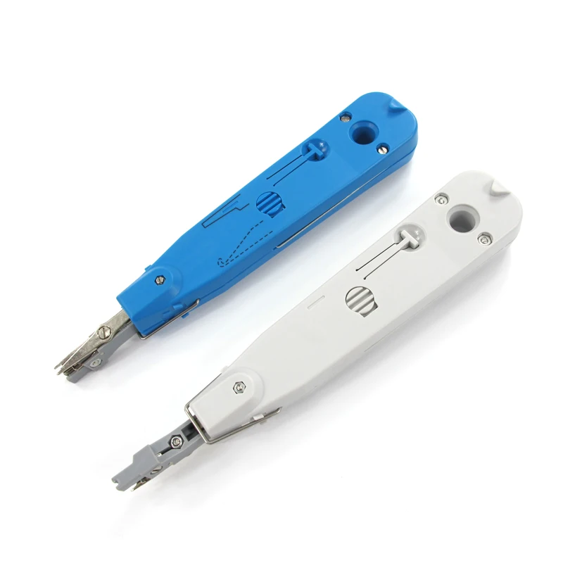 Herramienta de perforación LSA 110, cortador de cables, alicate de prensado de telecomunicaciones RJ11 Rj45, conector Keystone, módulo de Cable de red, Panel de conexión Krone de teléfono