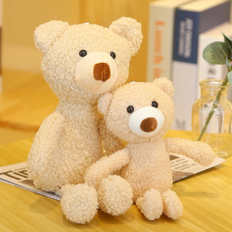 Y1UB Thú nhồi bông sang trọng Gấu nhỏ dễ thương Bunny Móc khóa lô Túi xách Mặt dây chuyền