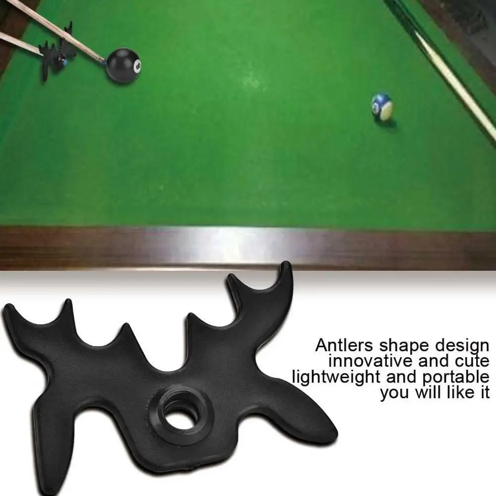 2023 neue Pool Queue schwarz Snooker Billard Queue Rack Brücke Kopf Billard Kreuz Geweih Stangen halter Zubehör