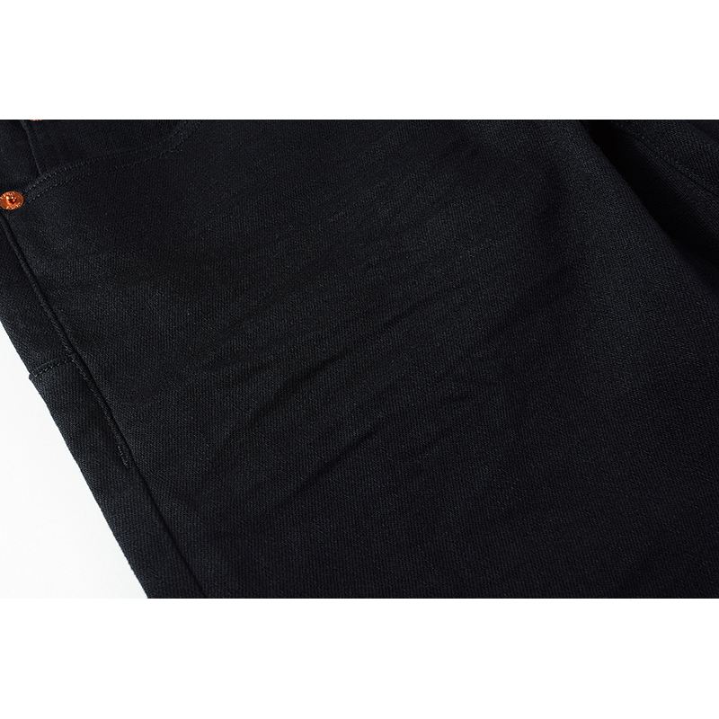 Американская Мода, Стиль Хай-стрит, облегающие черные рваные джинсы с пуговицами