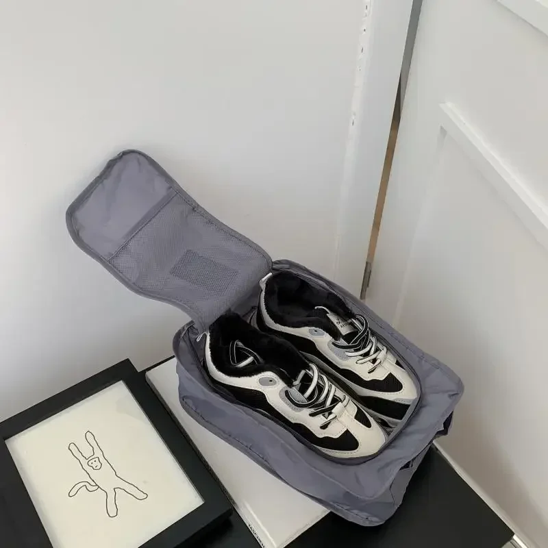 Sacos de sapato portáteis para viagem, multifuncional, à prova d'água, dobrável, armazenamento, alta capacidade, organizador de bolsa de sapato