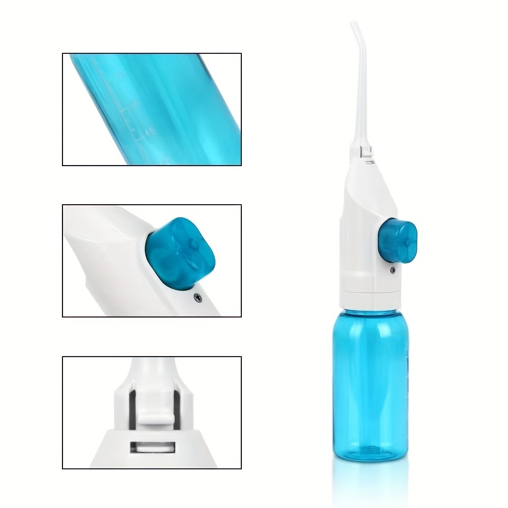 Irrigatore orale ad alta pressione per uso domestico denti portatili acqua pulita filo interdentale manuale stuzzicadenti ad acqua ad alta pressione