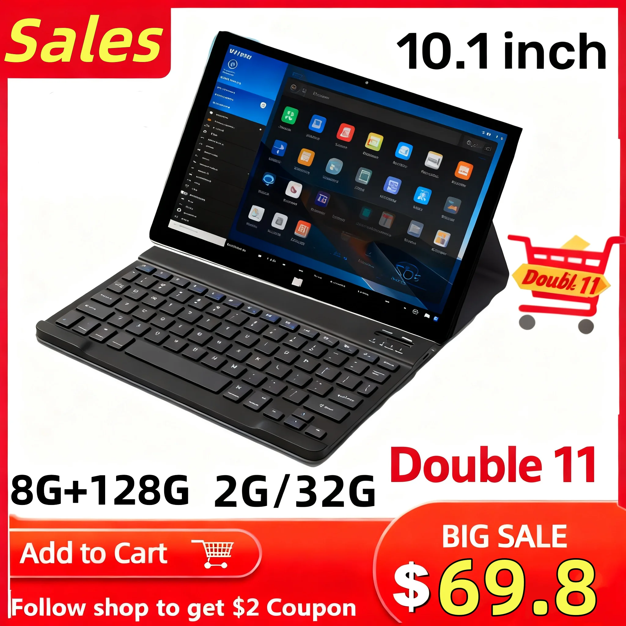 Top Sales 10.1'' Windows 10 Tablet PC AR10 RAM 8GB 128GB ROM WIFI Quad Core WIFI Dual Camera 1280*800 Touch Screen USB 3.0