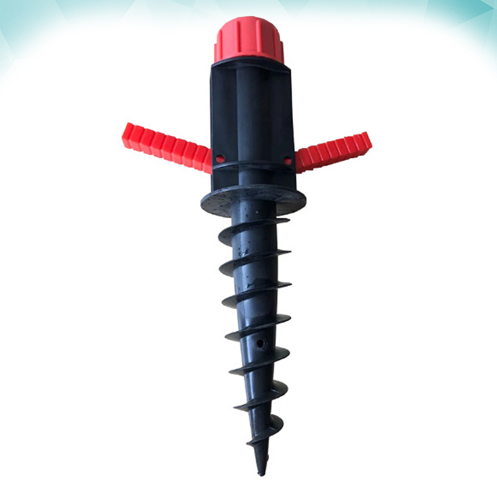 Sombrilla de playa para exteriores, barreno de arena, carpa, poste de pesca, ancla, tornillo de arena, 32mm
