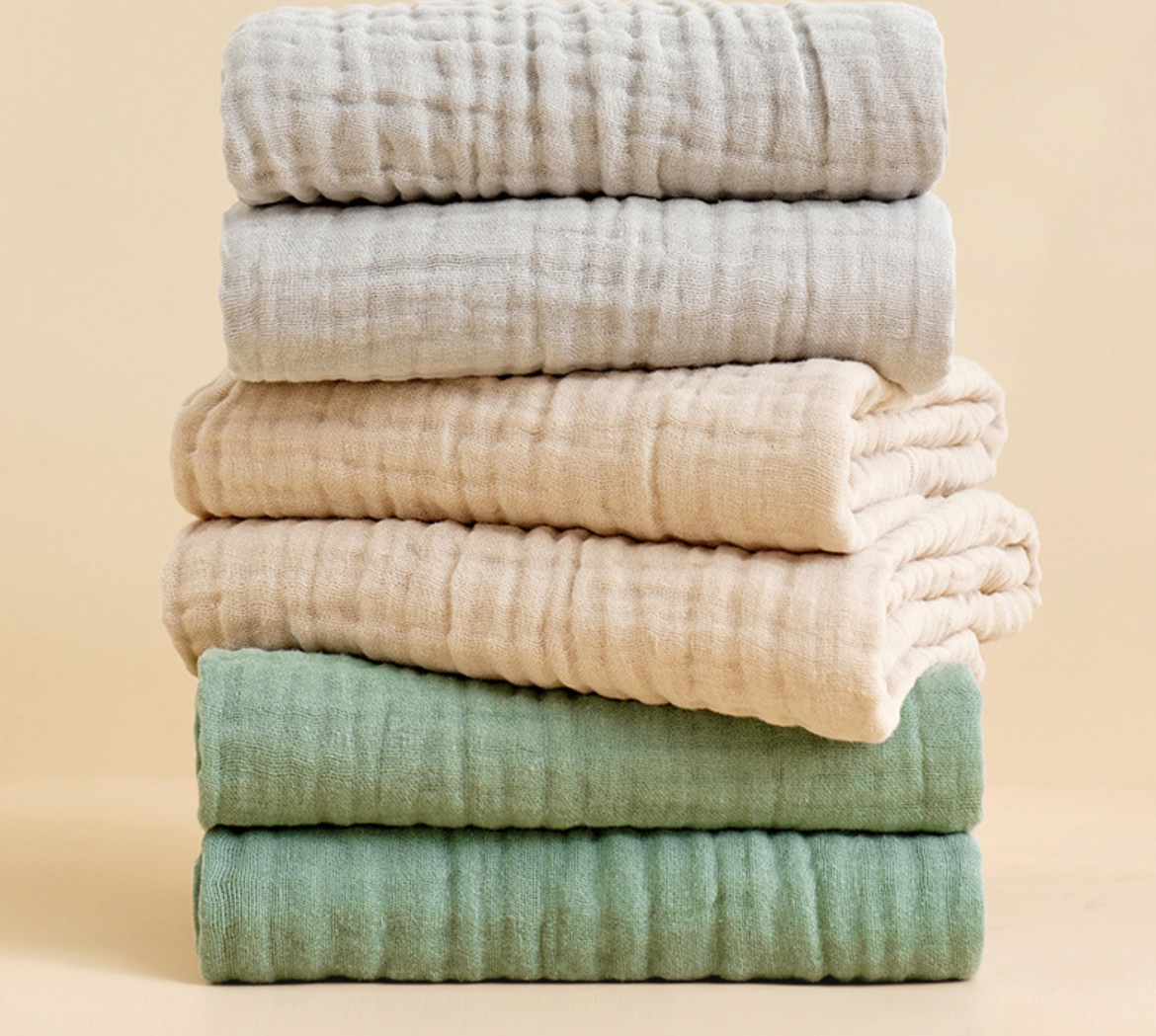 150*200 cobertor de musselina adulto verão bebê swaddle envoltório cobertores gaze de algodão macio rainha rei grande cama colcha cobertor para cama