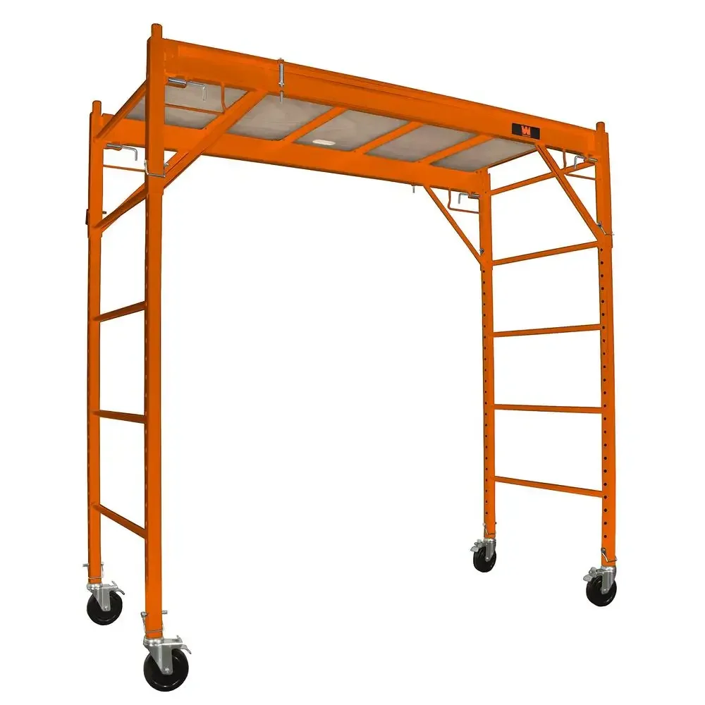 31110T Baker-Style 6.25 ft. Multi-Purpose 1000-Pound-Capacity Rolling Steel Scaffolding