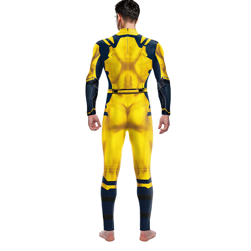 Super-herói deadpool wolverine cosplay macacão wolverine cosplay traje wade natal ano novo zenti james howlett festa bodysuit