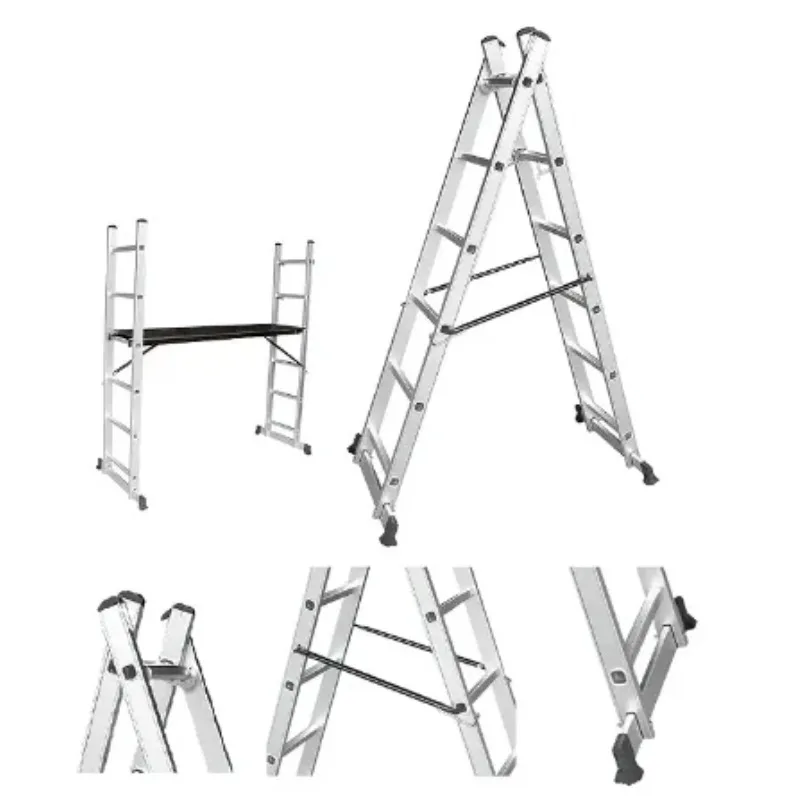 2*6 Steps Scaffolding Ladder with Good Aluminum Alloy for Construction
