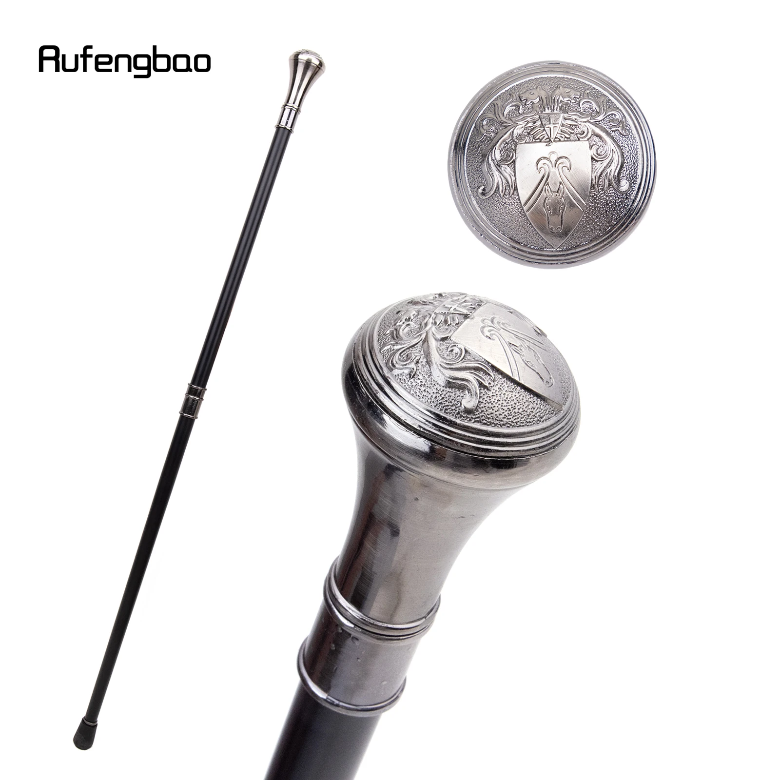 รัสเซียสไตล์ Unity และ Faith Totem บรรเทาเดิน Cane แฟชั่นเดิน Stick สุภาพบุรุษหรูหรา Crosier KNOB Walking Stick 93 ซม