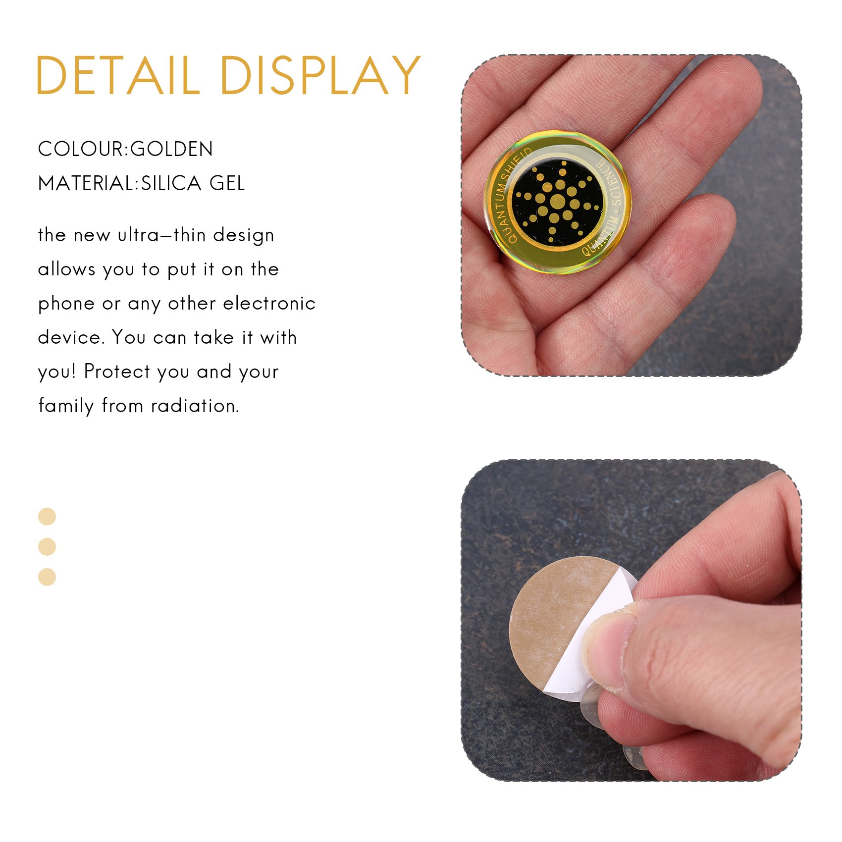 携帯電話用EMF保護ステッカー,放射線防止,iPad,ラップトップ,すべての電子機器,最新,10個