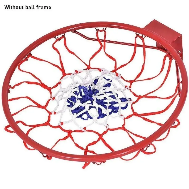 56cm Outdoor Sports Basketball Net Standard Nylon Thread Basketball Hoop Mesh Net 12 Loops Three Color Universal Basketball Net