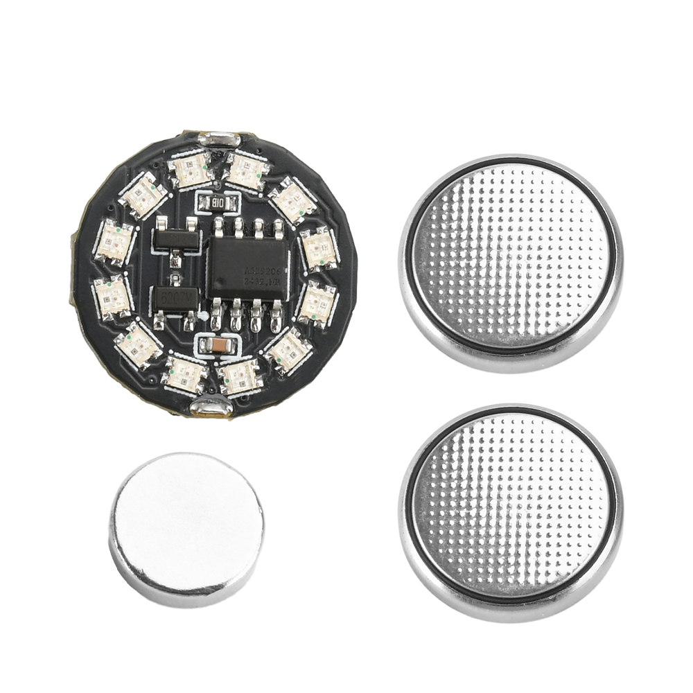 Colorful Wireless LED Magnetic Control Lights with 4 Modes - Breathing Rotating Running Induction Lights for Decorative Use