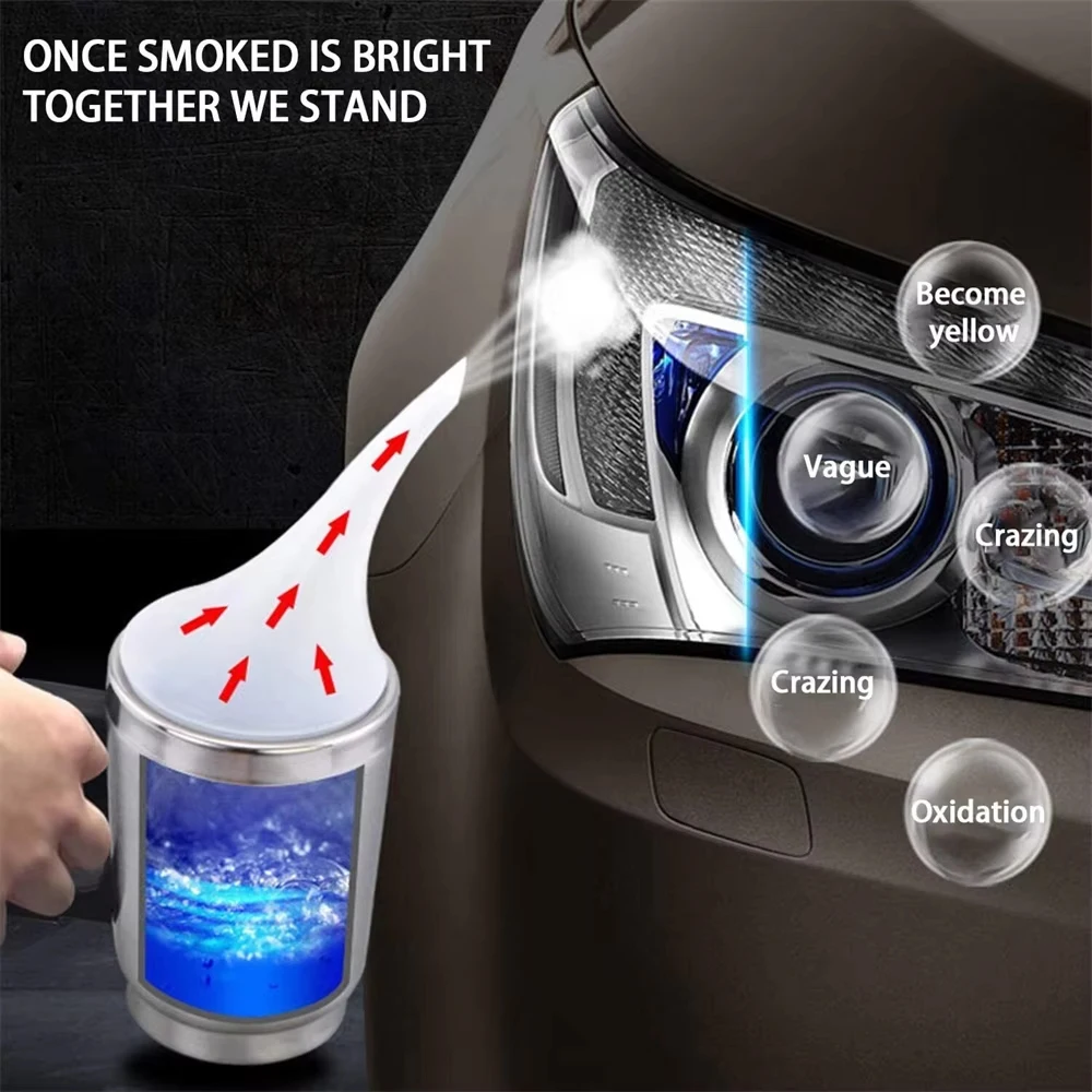 Kit de restauración de esmalte de faros de coche, taza de atomización de calefacción, herramienta de restauración de reparación de tazas de calefacción eléctrica